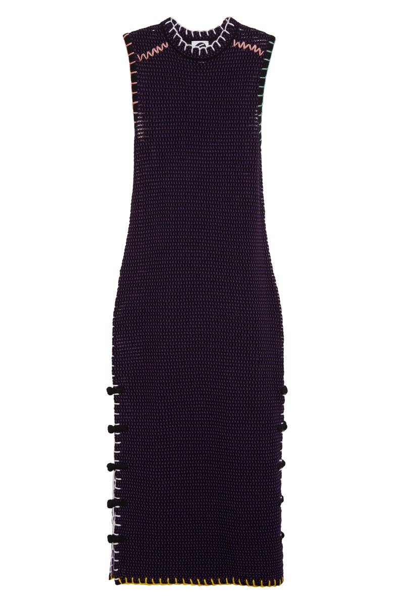 YanYan Nettly Sleeveless Lambswool Blend Midi Dress, Alternate, color, 