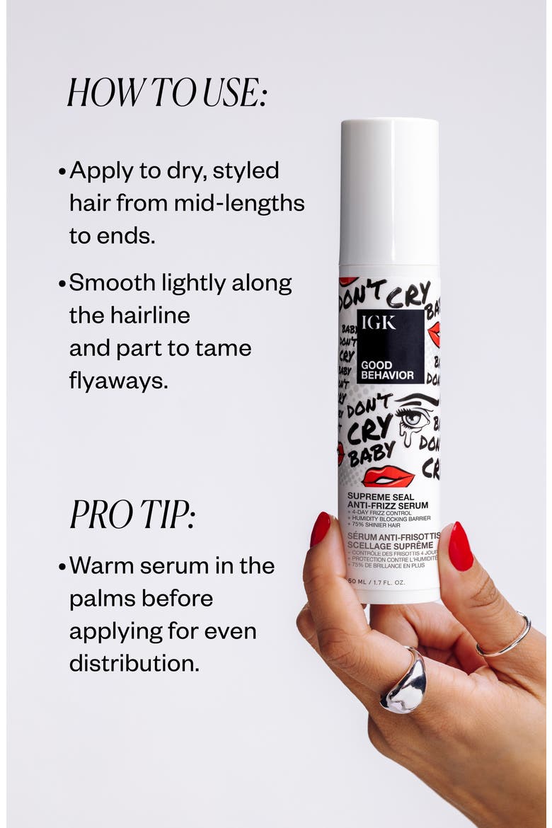 Good Behavior Supreme Seal Smoothing Serum-Oil, Alternate, color, NO COLOR