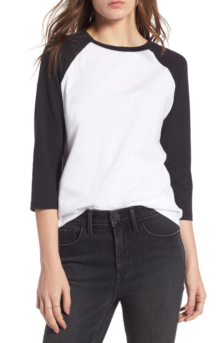 Treasure & Bond Baseball Tee, Main, color, 