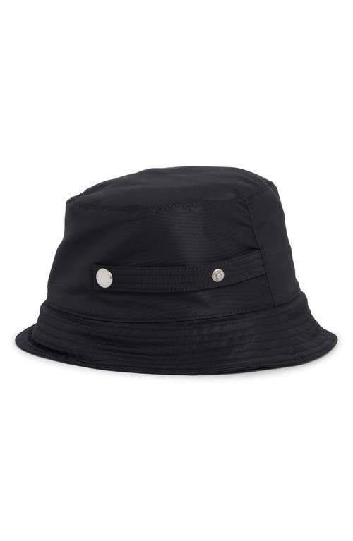 Alexander Mcqueen Mcqueen Amq Graffiti Embroidered Bucket Hat In Black