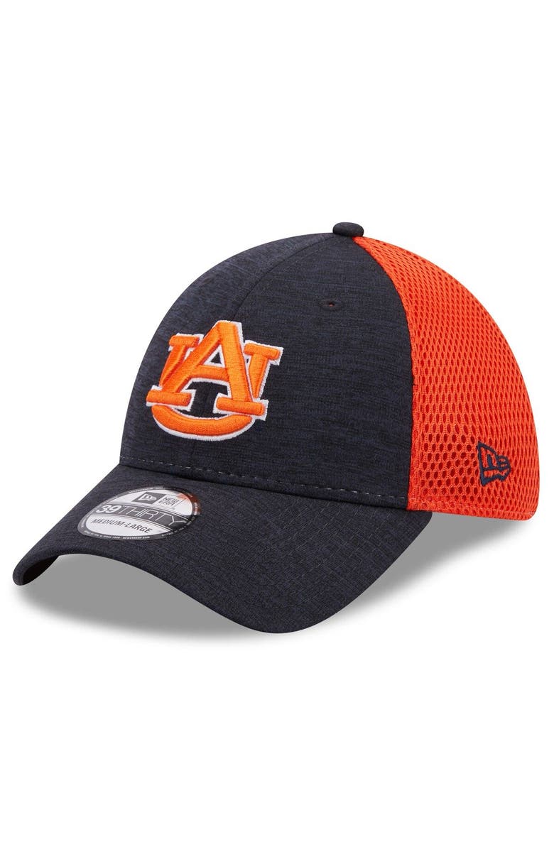 New Era Men's New Era Navy Auburn Tigers Shadowed Neo 39THIRTY Flex Hat, Main, color, Navy