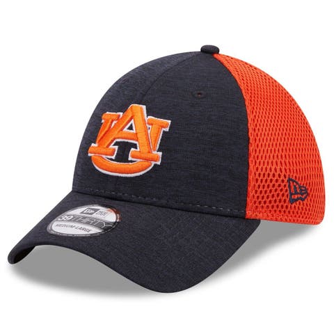 Men's New Era Navy Auburn Tigers Shadowed Neo 39THIRTY Flex Hat