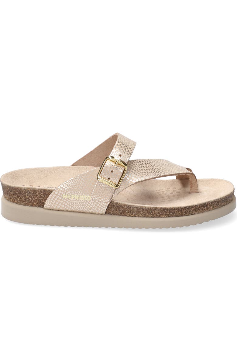 Mephisto Helen Toe Loop Sandal, Alternate, color, Light Sand Havana