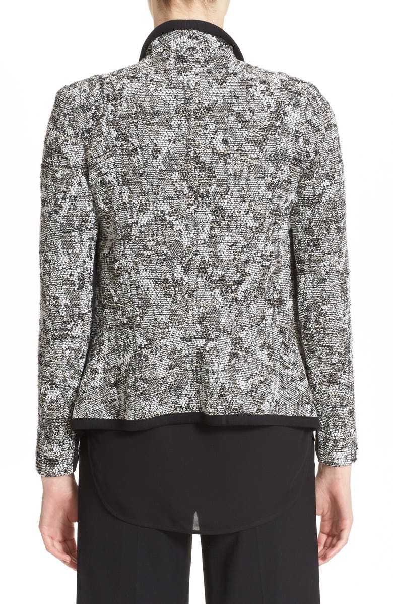 Vince Drape Front Bouclé Jacket, Alternate, color, 