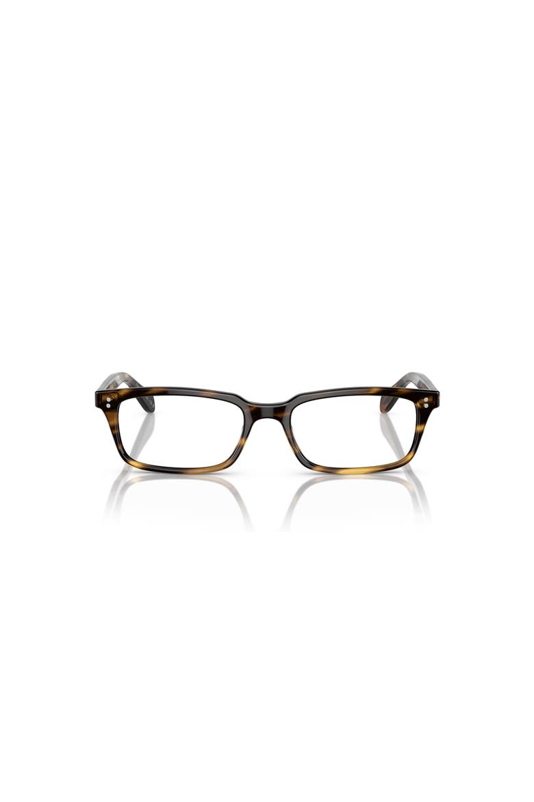 53mm Rectangle optical glasses, Alternate, color, Black