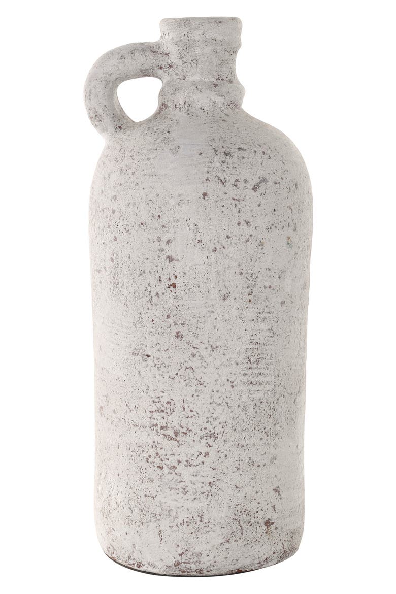 Cream Ceramic Vase, Alternate, color, CREAM