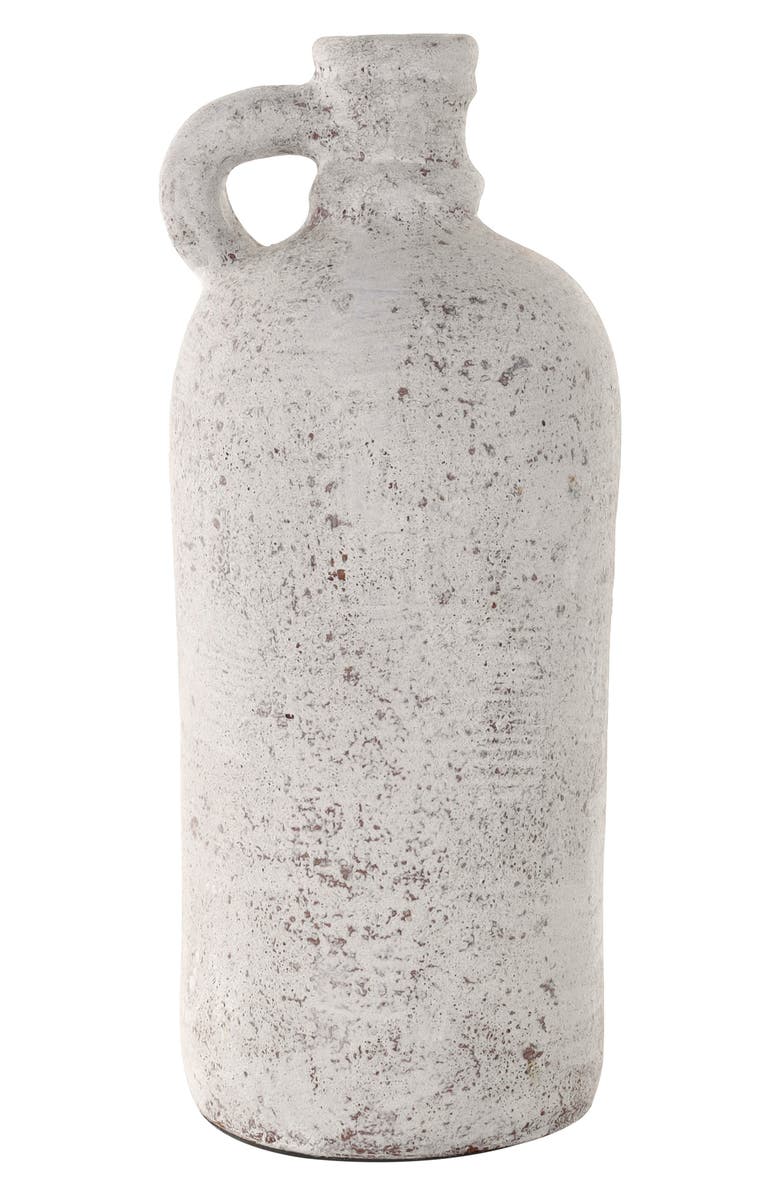 GINGER BIRCH STUDIO Cream Ceramic Vase, Alternate, color, Cream