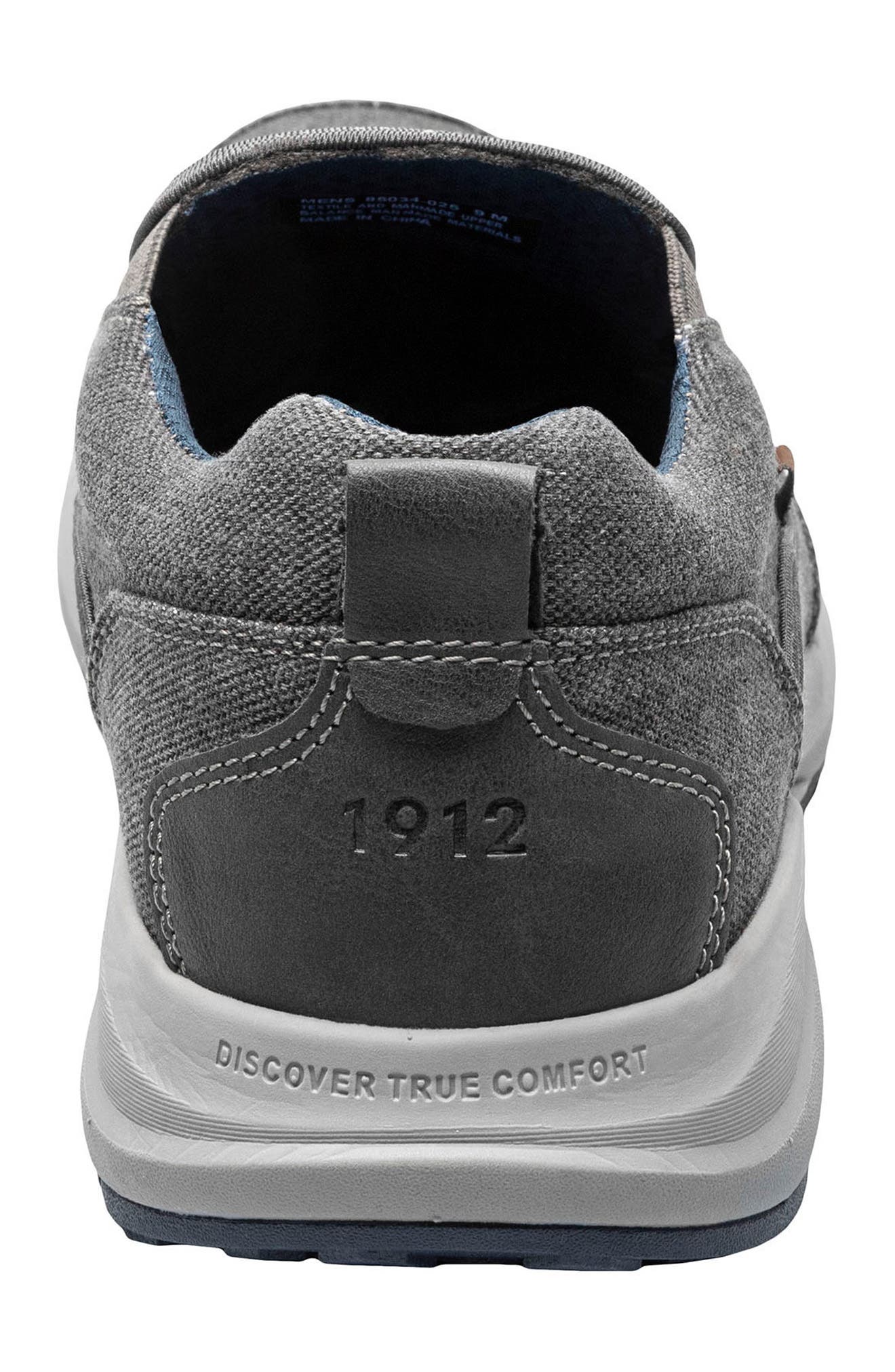 NUNN BUSH Excursion Canvas Slip-On Sneaker - Wide Width Available, Alternate, color, 