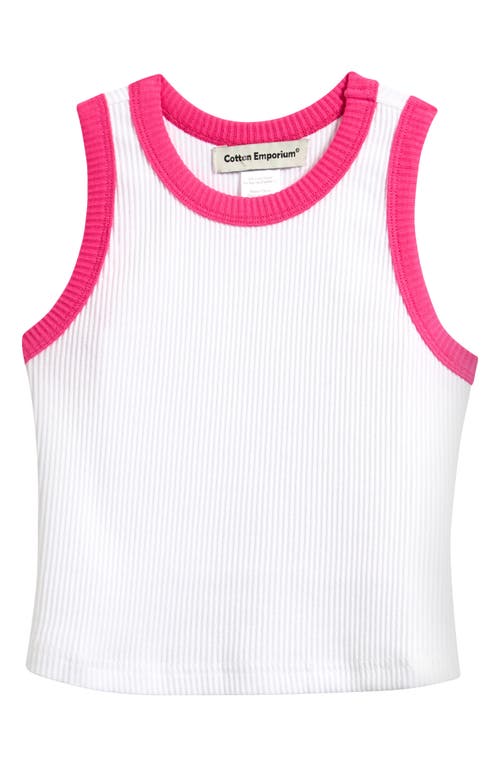 COTTON EMPORIUM COTTON EMPORIUM KIDS' RIB RACERBACK TANK