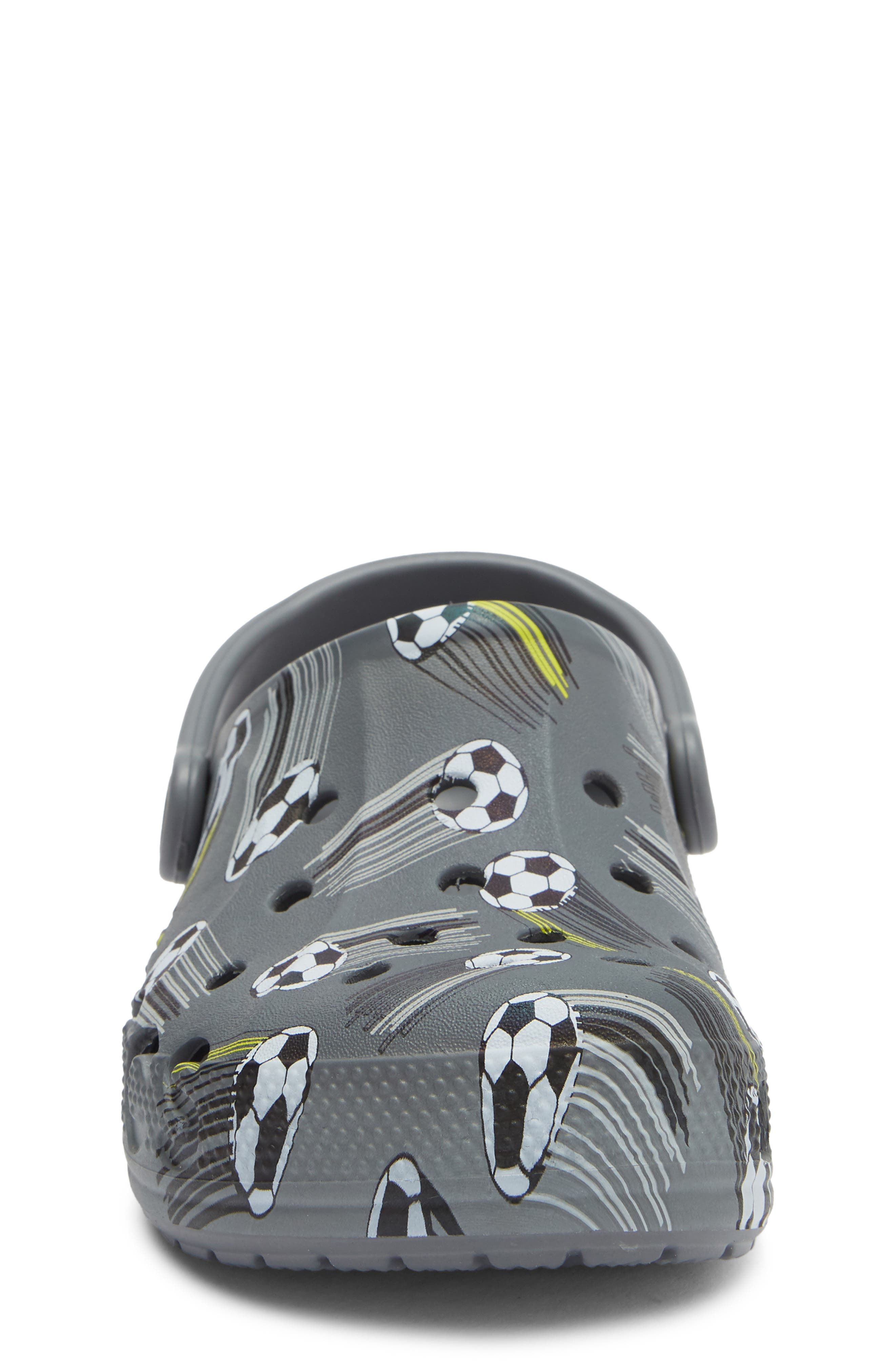 CROCS Kids' Baya Print Clog, Alternate, color, Charcoal