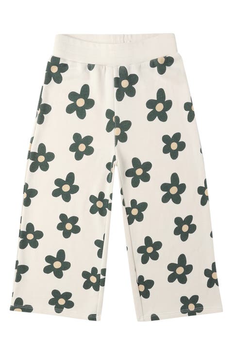 Daisy Print Wide Leg Pants (Baby)