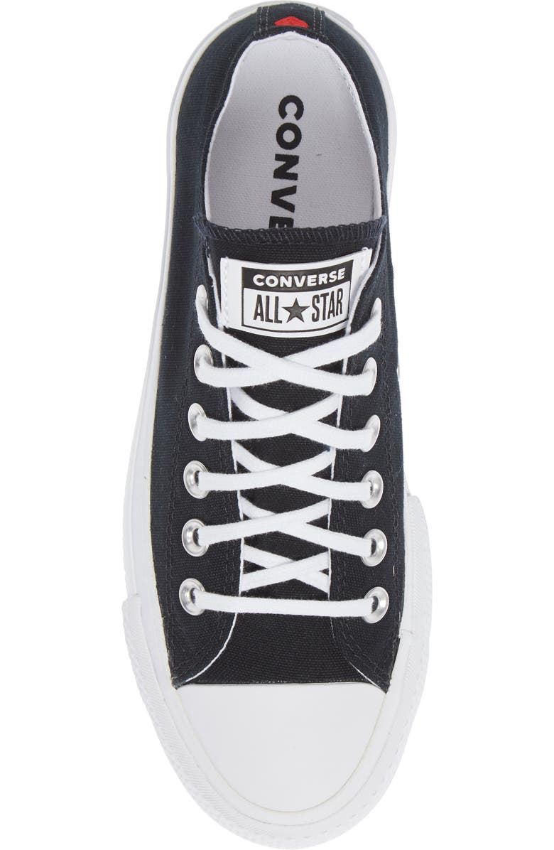 Converse Chuck Taylor<sup>®</sup> All Star<sup>®</sup> Love Fearlessly Platform Sneaker, Alternate, color,