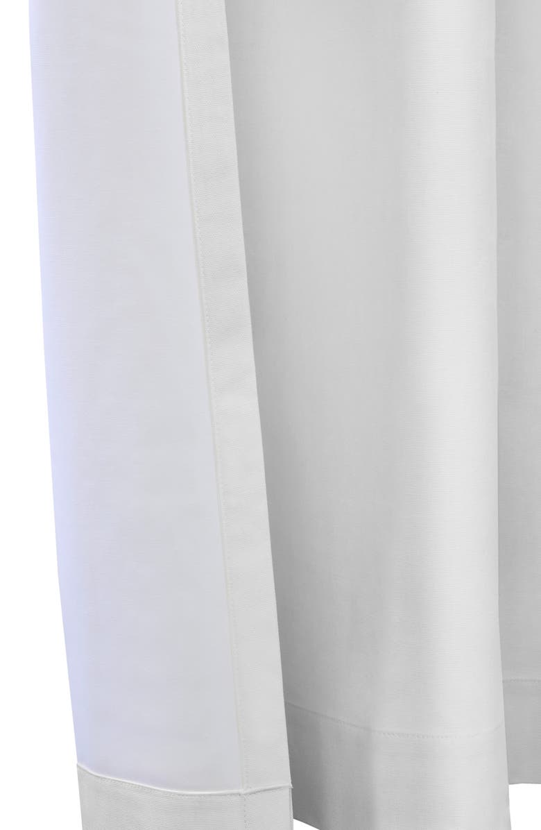 Outdoor Decor by Commonwealth Set of 2 Cotton Curtain Panels, Alternate, color, White