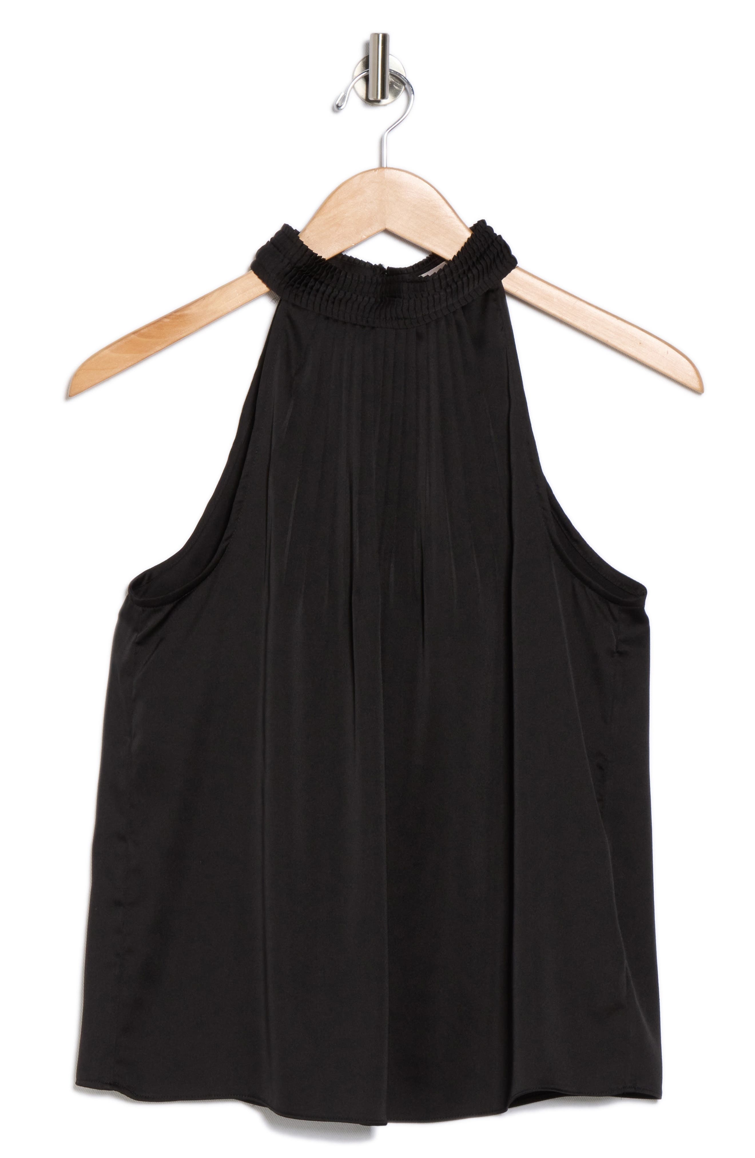 Emboidered Collar Halter Top