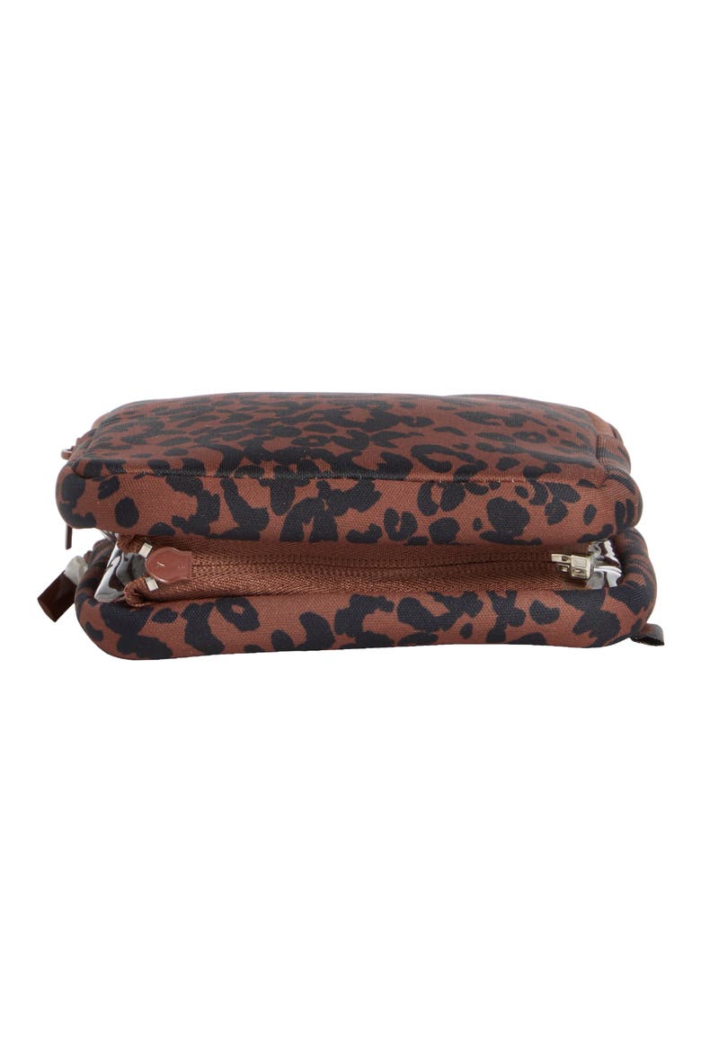 Double Detachable Pouch, Alternate, color, BROWN