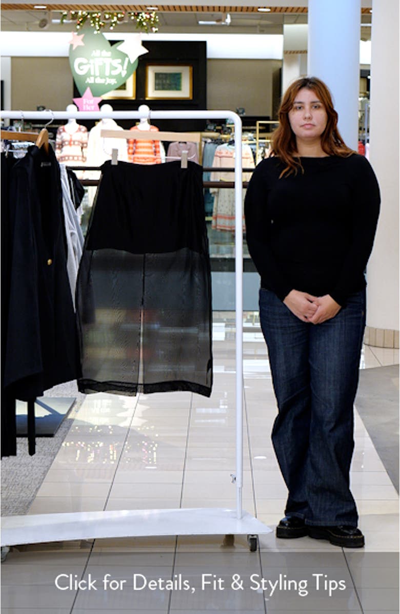 Silk Organza Pencil Skirt, sales video thumbnail