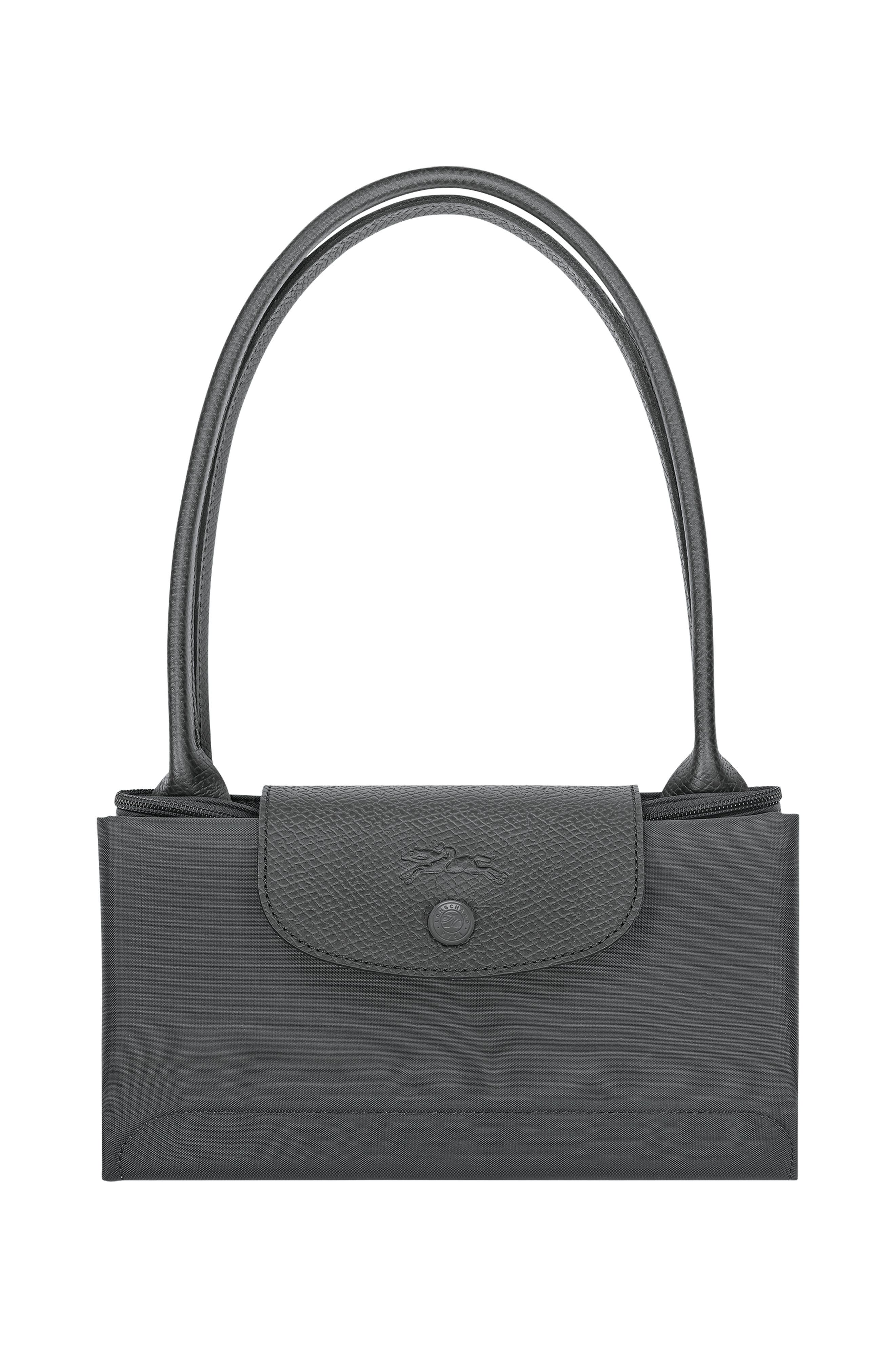 Medium Le Pliage One Nylon Shoulder Tote, Alternate, color, ANTHRACITE