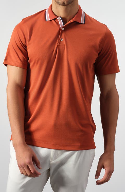 Tipped Knit Polo