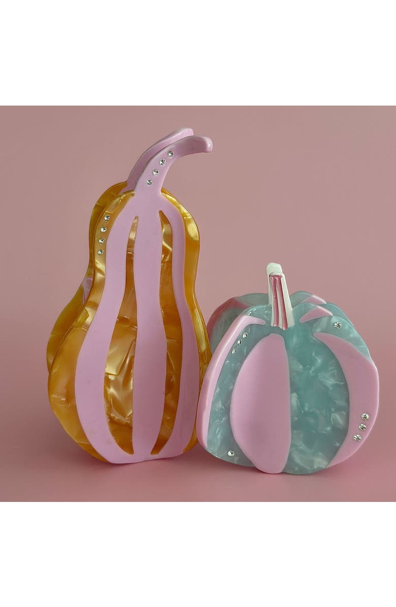 Centinelle Blue Pumpkin Hair Claw, Alternate, color,