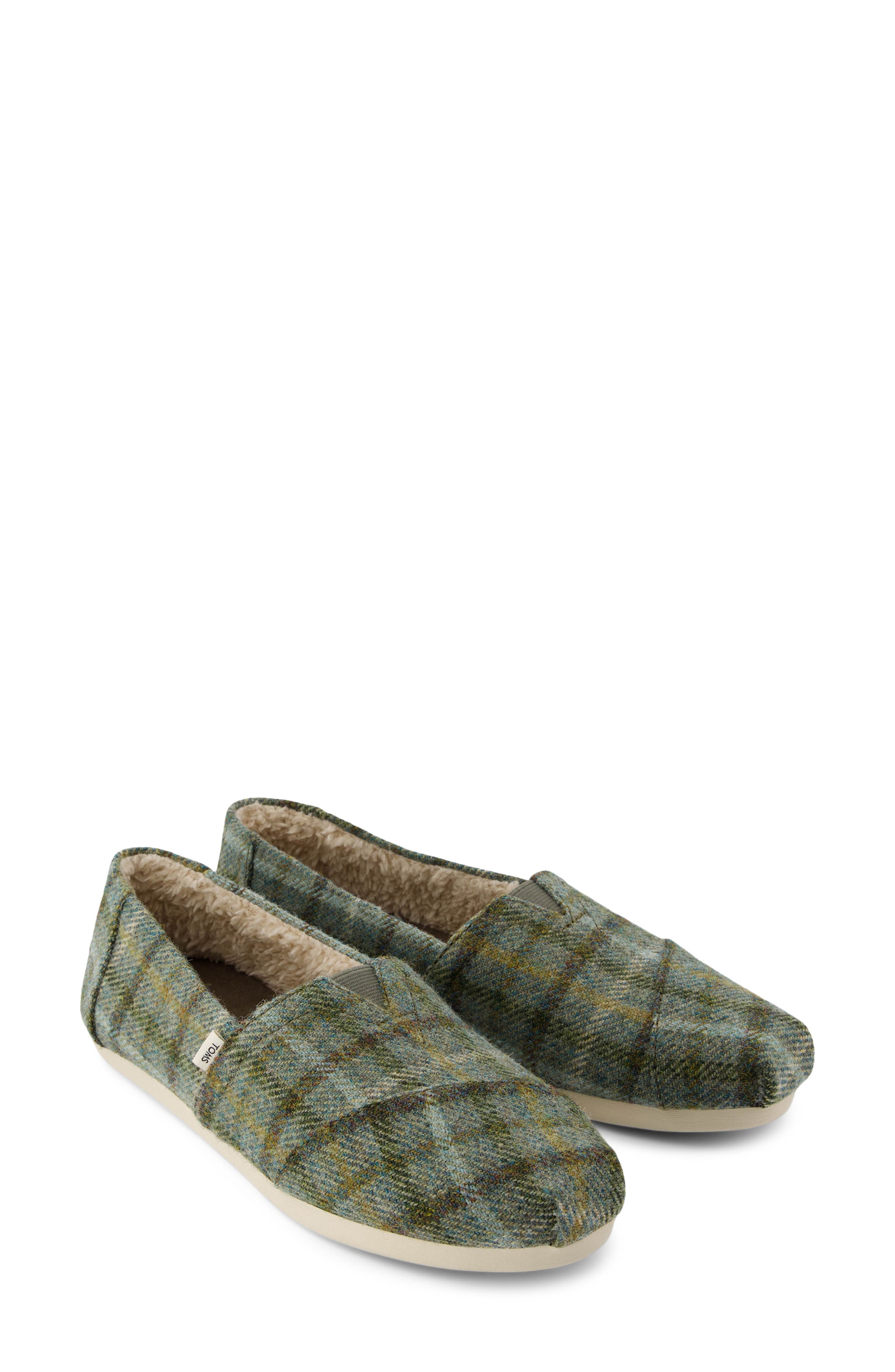 Alpargata Wool Slip-On, Alternate, color, GREEN