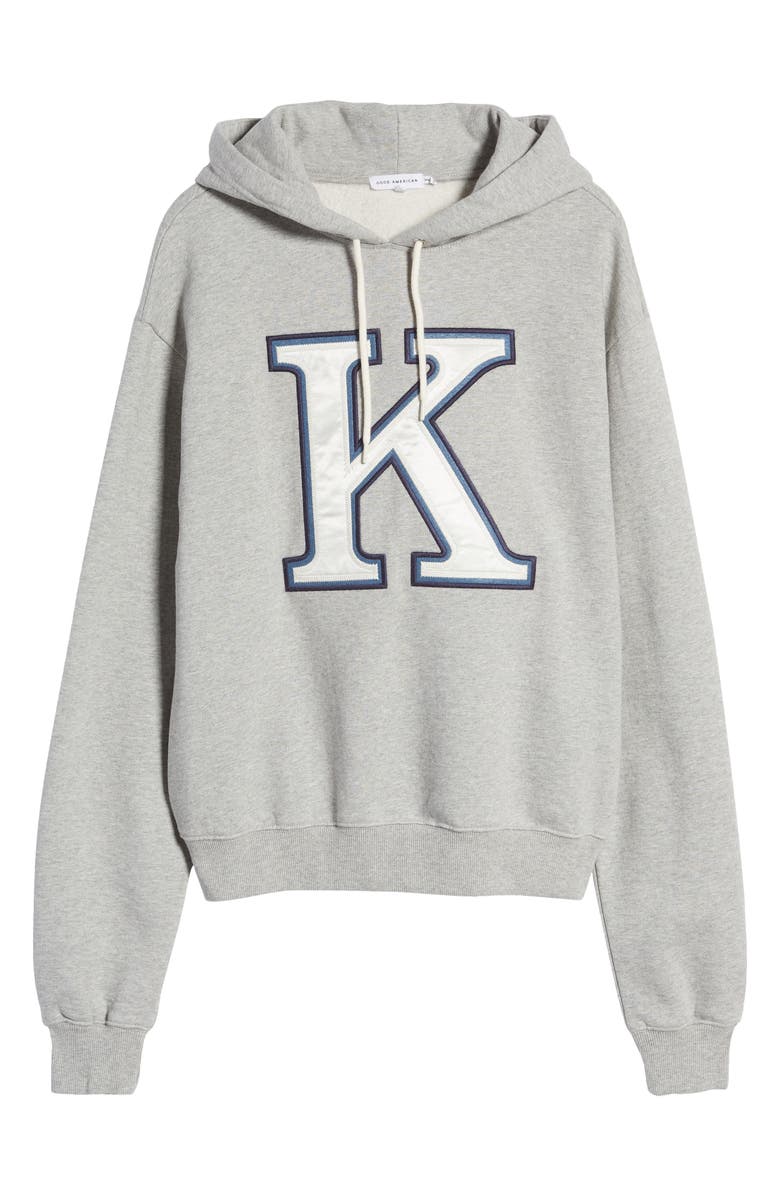 Good American Oversize Hoodie, Alternate, color, 