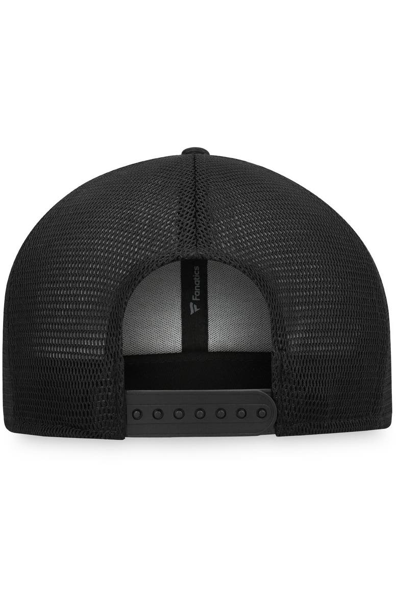 FANATICS Men's Fanatics Branded Black Chicago Cubs Camo Mesh Snapback Hat, Alternate, color,