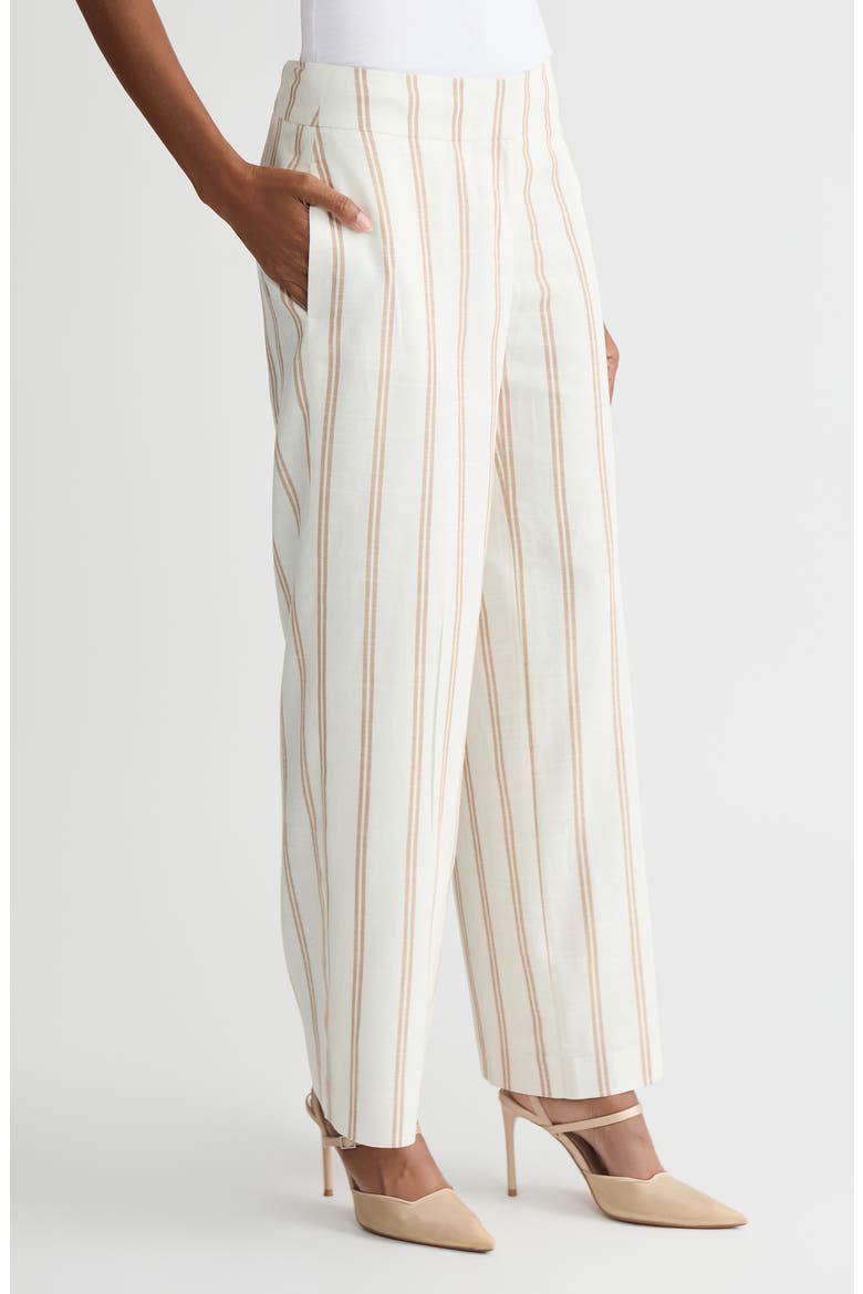 The Ava Wide Leg Pants, Alternate, color, WHITE STRIPE