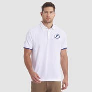 FANATICS Men's Fanatics White Tampa Bay Lightning Authentic Pro Rink Raglan Polo