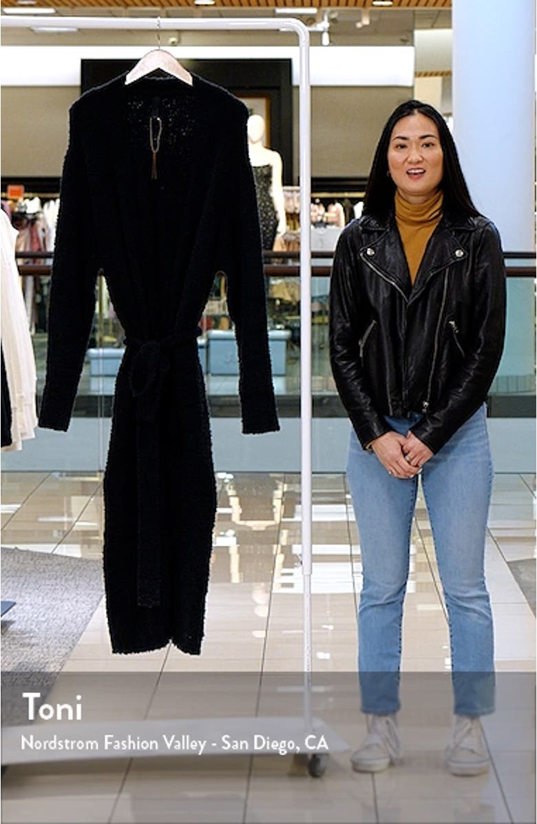 Cozy Knit Bouclé Robe, sales video thumbnail