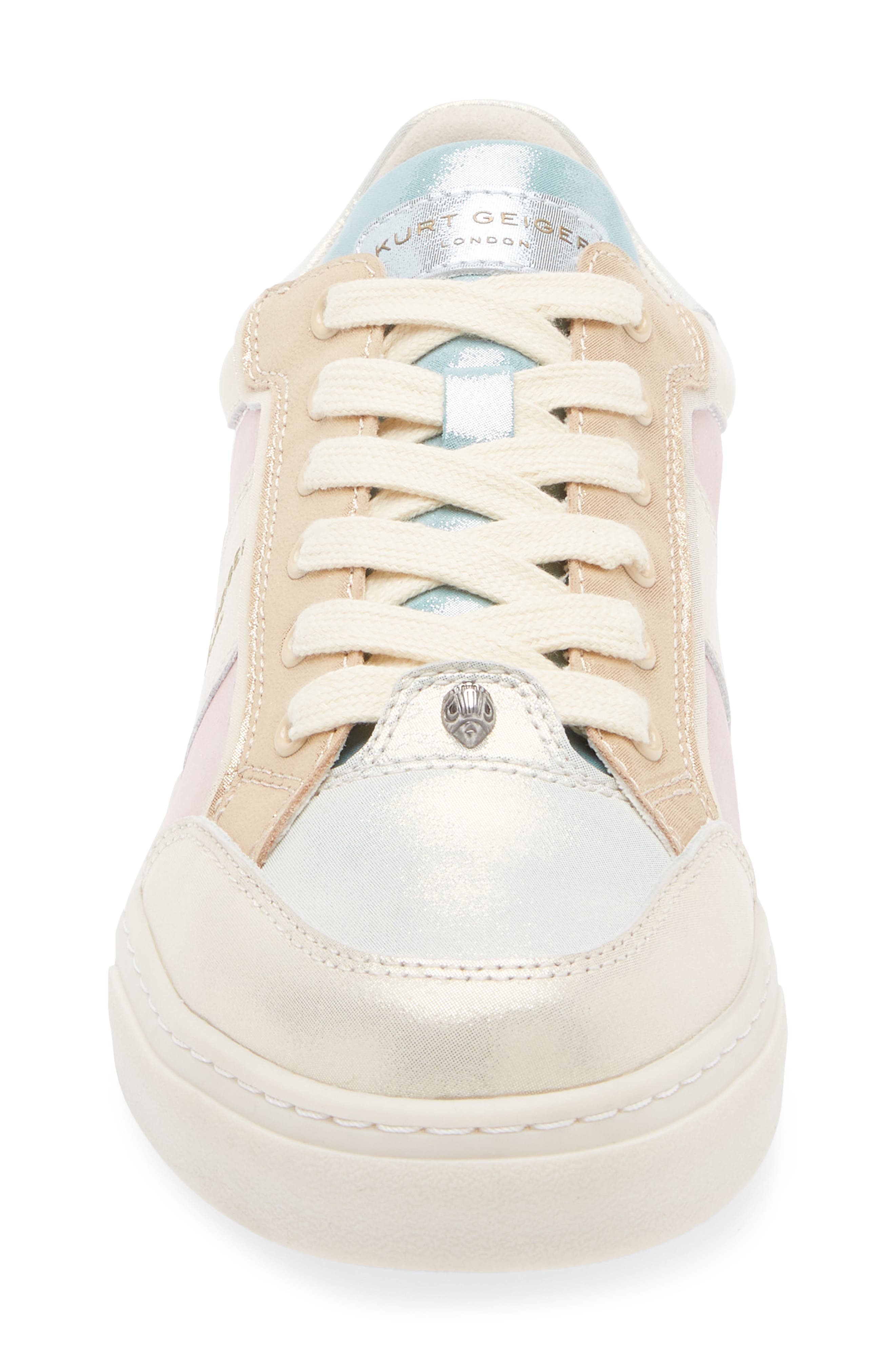 Kurt Geiger London Kensington Slim Cupsole Sneaker, Alternate, color, Metal Comb