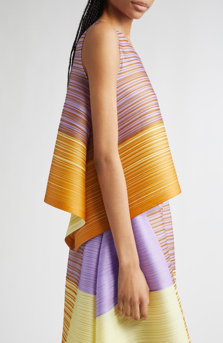Pleats Please Issey Miyake Photon Bounce Top, Alternate, color,