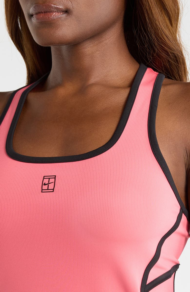 Nike Dri-FIT Racerback Minidress, Alternate, color, 897 S Corl/Black
