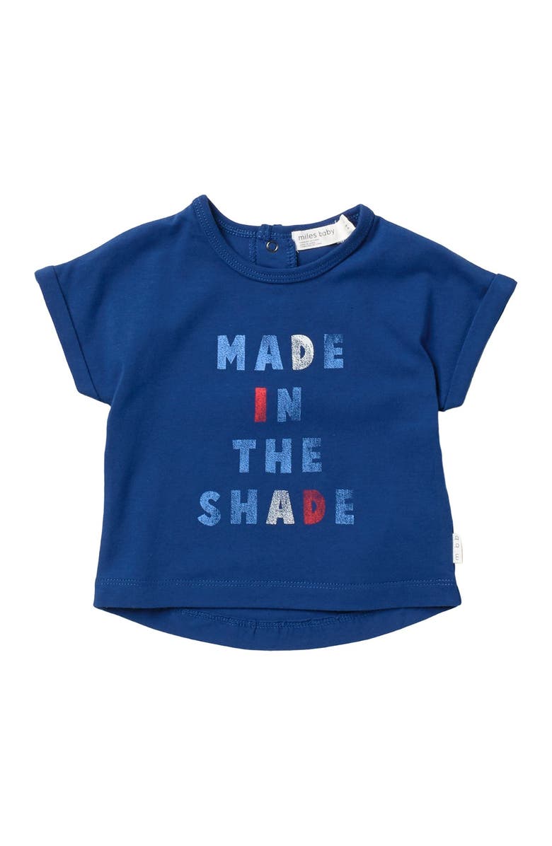 MILES BABY 'Made in the Shade' T-Shirt, Main, color, 
