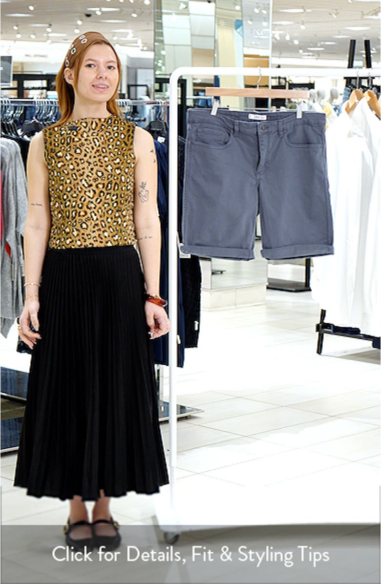 Slim Fit Stretch Cotton Bermuda Chino Shorts, sales video thumbnail