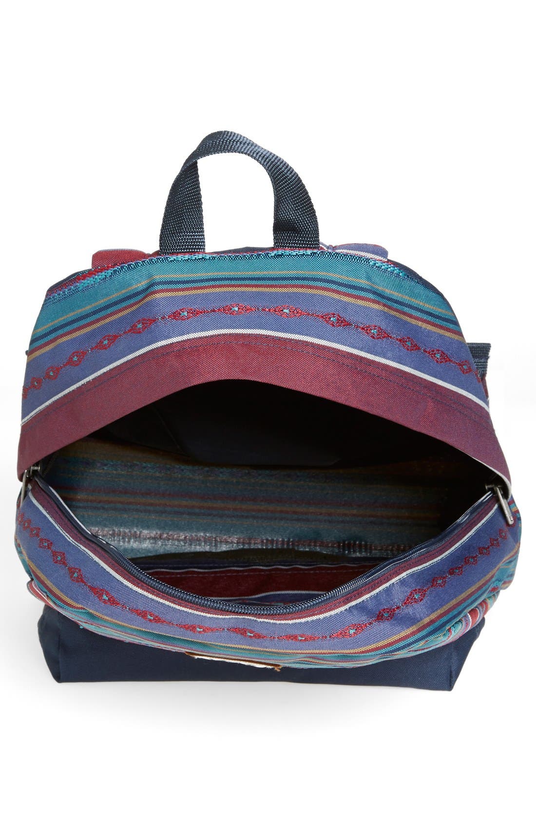 'Old Skool II' Backpack, Alternate, color, WOVEN DOBBY STRIPE