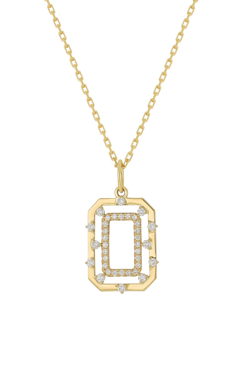 Solstice Diamond Medallion Pendant Necklace, Main, color, 18K YELLOW GOLD