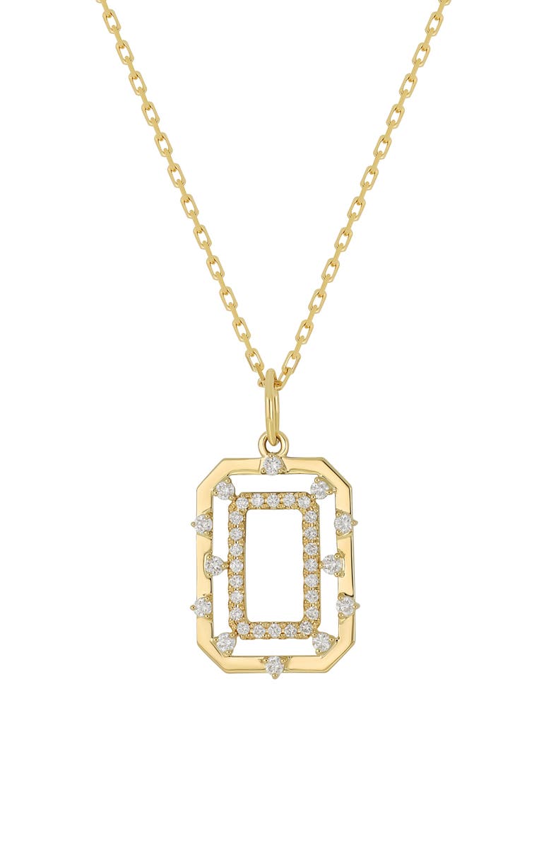 Bony Levy Solstice Diamond Medallion Pendant Necklace, Main, color, 18K Yellow Gold