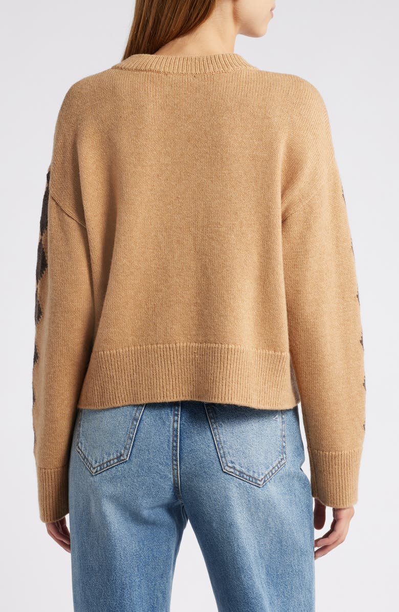 Rails Mavie Intarsia Horse Cotton & Wool Blend Cardigan, Alternate, color, 