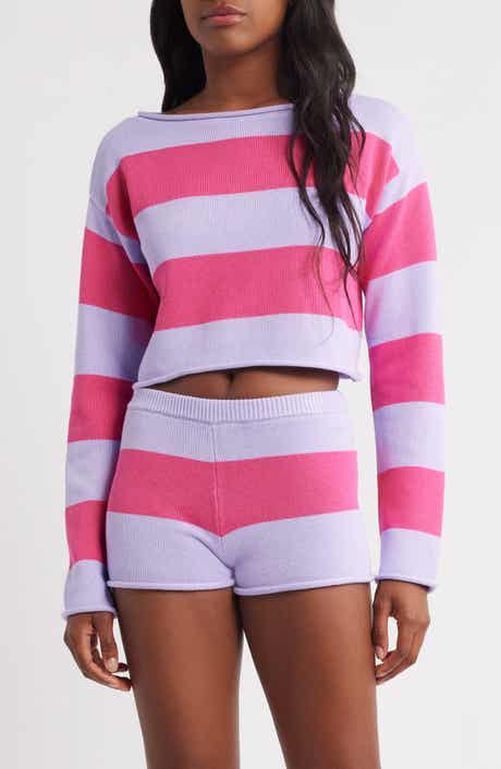 Florence by Mills Cotton Blend Crop Rugby Sweater