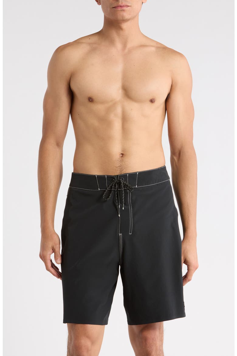 Boat Trip Pro Board Shorts, Main, color, BLACK