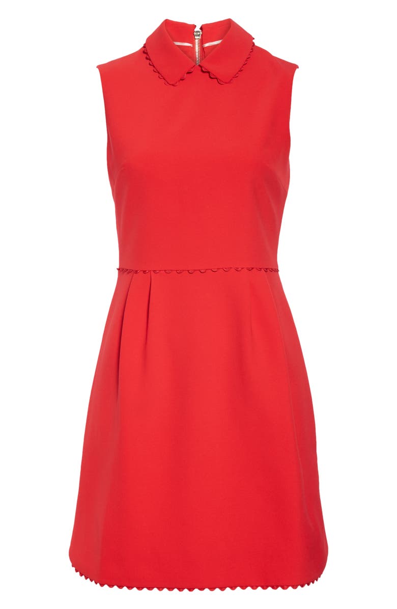 Ted Baker London Ezzy Scalloped Detail Dress, Alternate, color, 