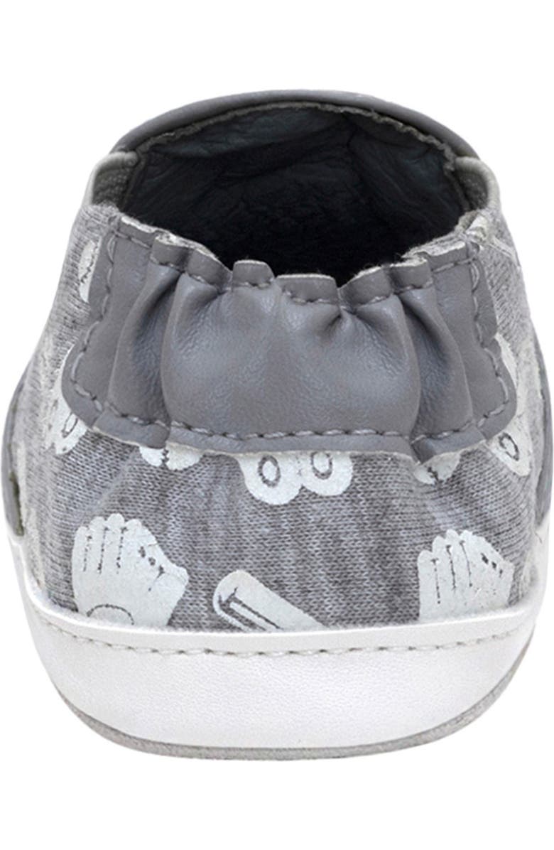 Robeez<sup>®</sup> Baseball MVP Glow in the Dark Crib Shoe, Alternate, color,