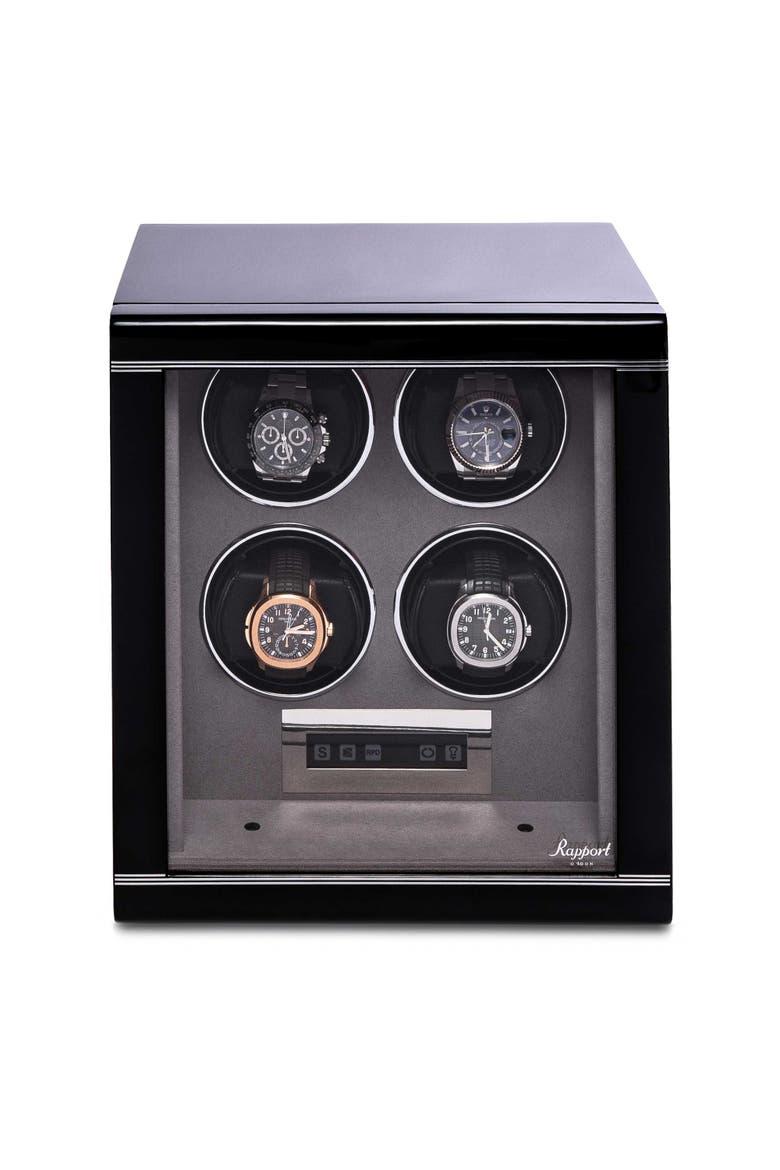 FORMULA QUAD WATCH WINDER, Main, color, Black