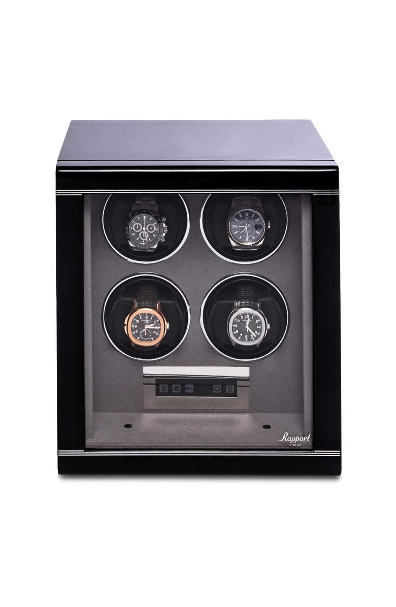 Rapport London FORMULA QUAD WATCH WINDER, Main, color, Black