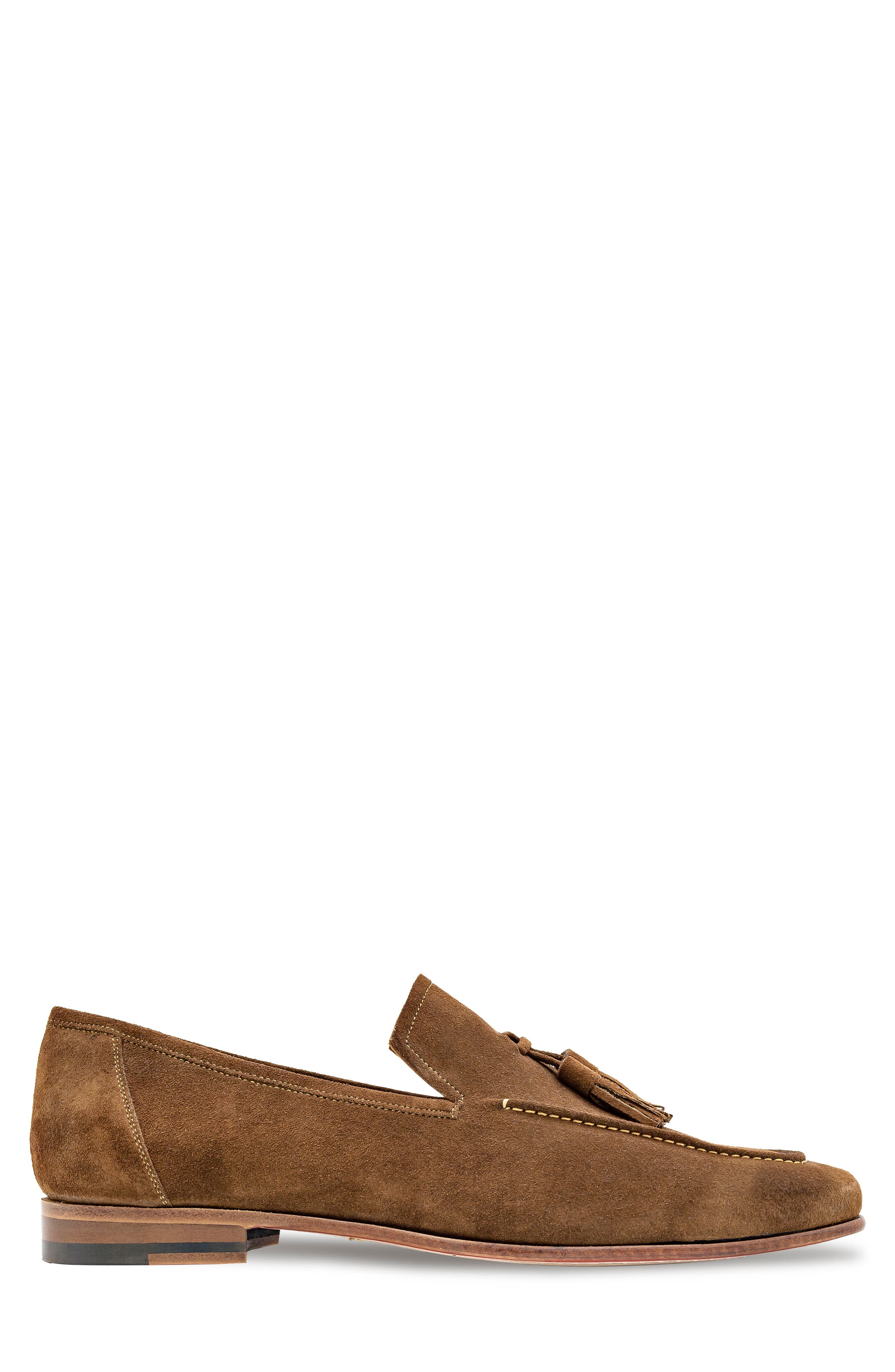 Mezlan English Tassel Loafer, Alternate, color, Chestnut
