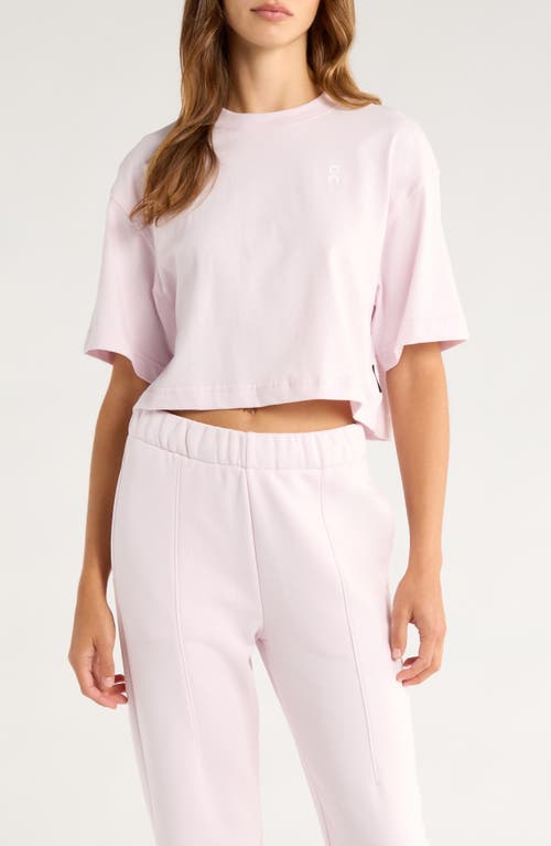 On Club Boxy-t Cott Graphic T-shirt In Pink
