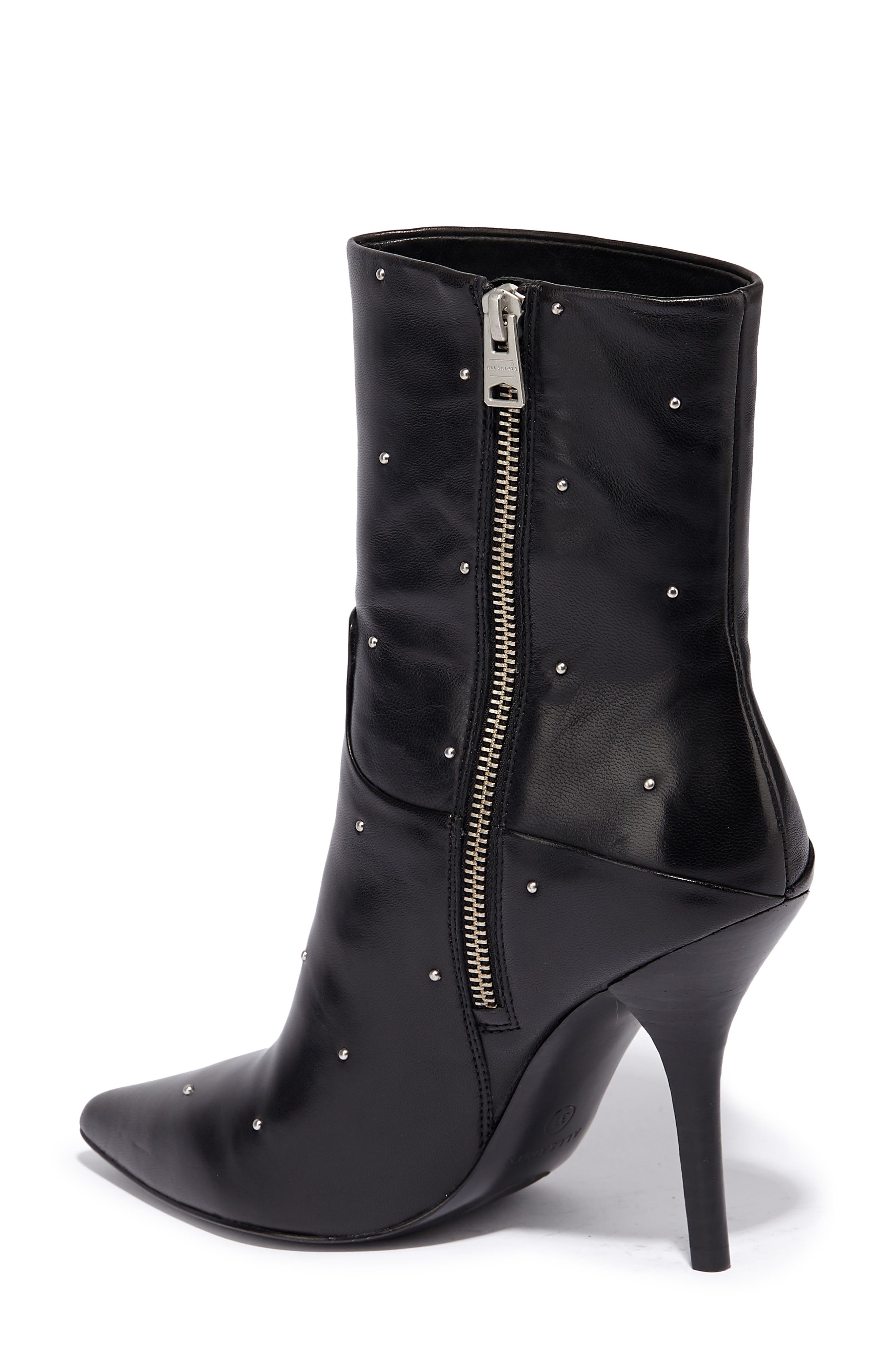 AllSaints Jenna Studded Bootie, Alternate, color, 