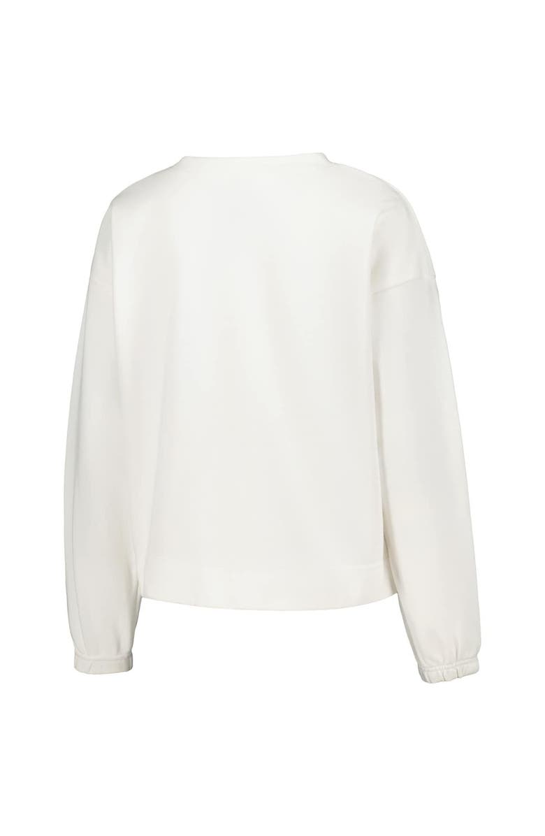 CONCEPTS SPORT Women's Concepts Sport  White Atlanta United FC Sunray Notch Neck Long Sleeve T-Shirt, Alternate, color, 