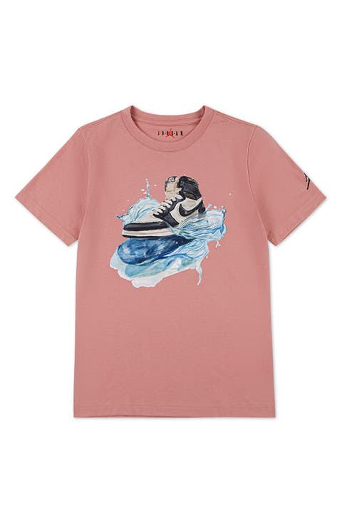 Kids' AJ1 Wave Graphic T-Shirt