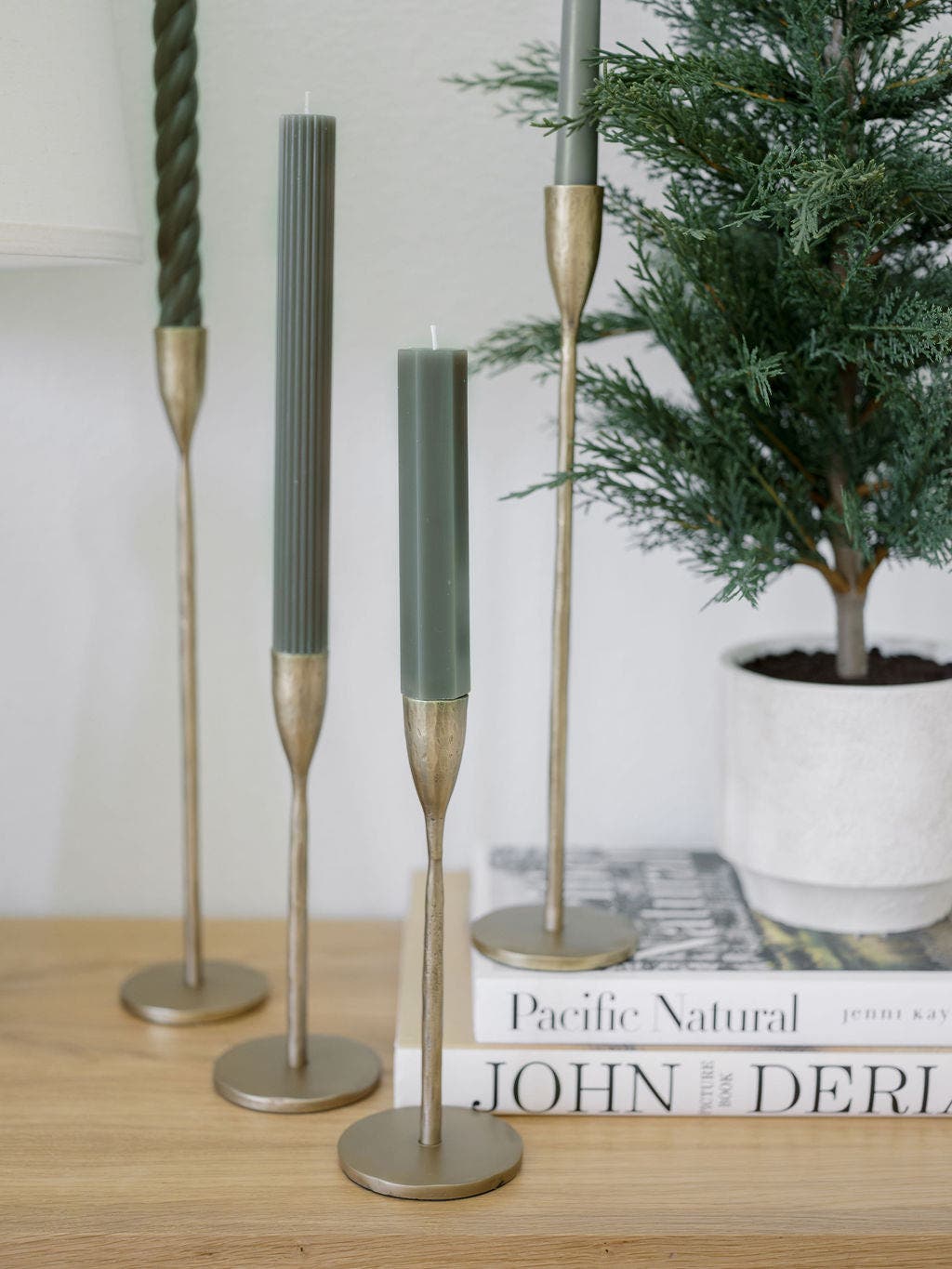 CG Hunter Handcrafted Antique Brass Candlesticks | Nordstrom